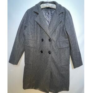 Chou Yatou Double Vested Wool Blend Coat - Size 2XL -‎ Very Soft and Cozy!